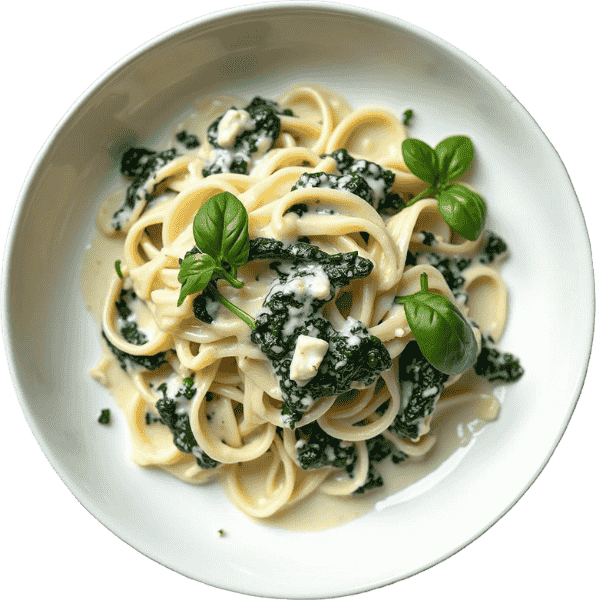 Tjestenina sa špinatom i gorgonzolom