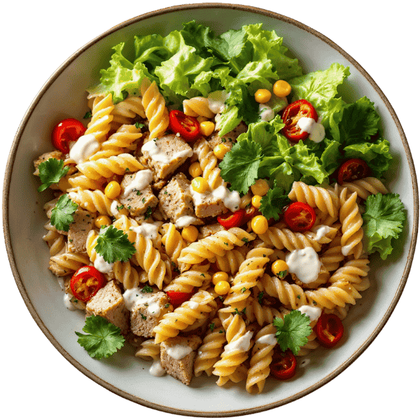 Tuna Salad with Vegetables in Yogurt Dressing